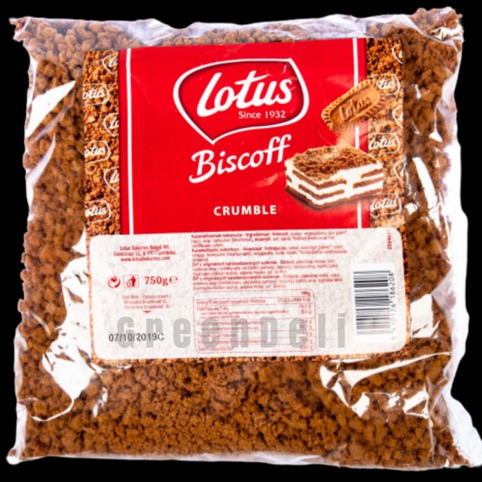 

HK85 Lotus Biscoff Crumble / Crumb / Remah 750 Gram