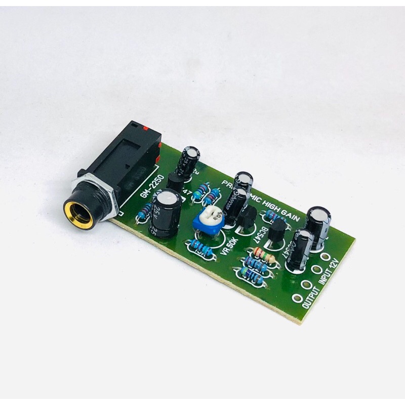 Kit Preamp Mic high gain 3 Transistor GM 2250