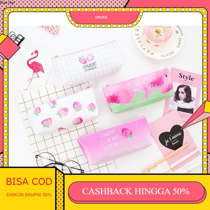 

Spot8 TP003 Tempat Pensil Strawberry