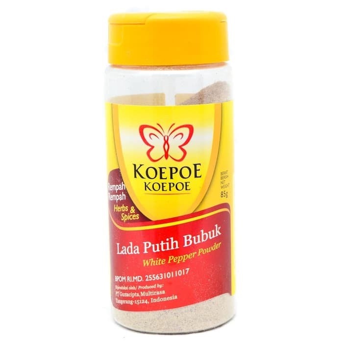 

Koepoe Koepoe Lada Putih Bubuk 85gr
