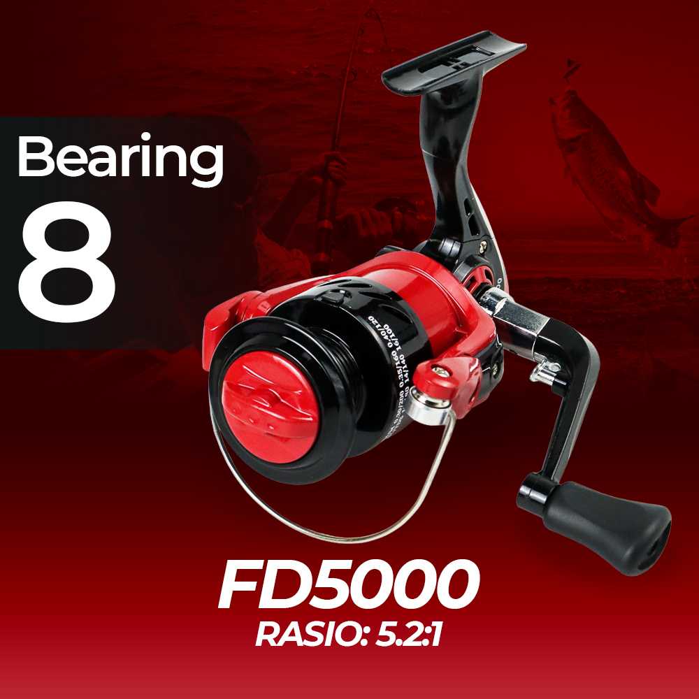 Reel Pancing Spinning FD5000 Taffsport 8BB