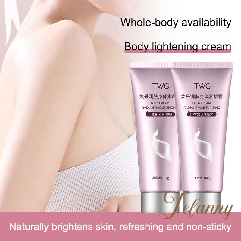 PROMO Ready  TWG Pemutih Badan Instant Lotion Tubuh Whitening Body Cream Pelembab Body Lotion Mencer
