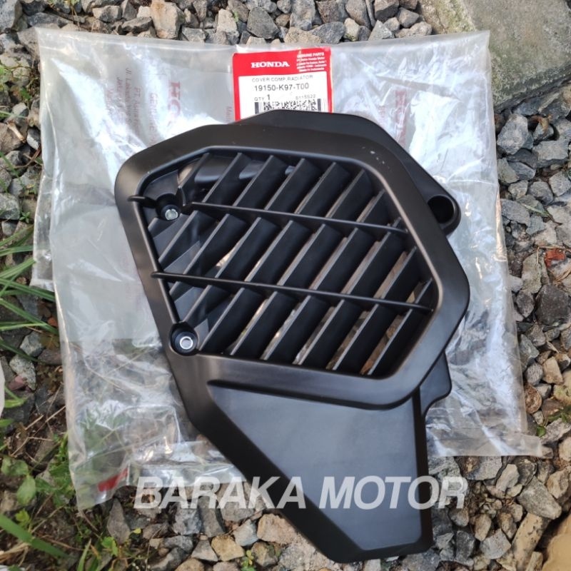 Cover Radiator Cover Comp Radiator Honda PCX 150 Original AHM - 19150K97T00