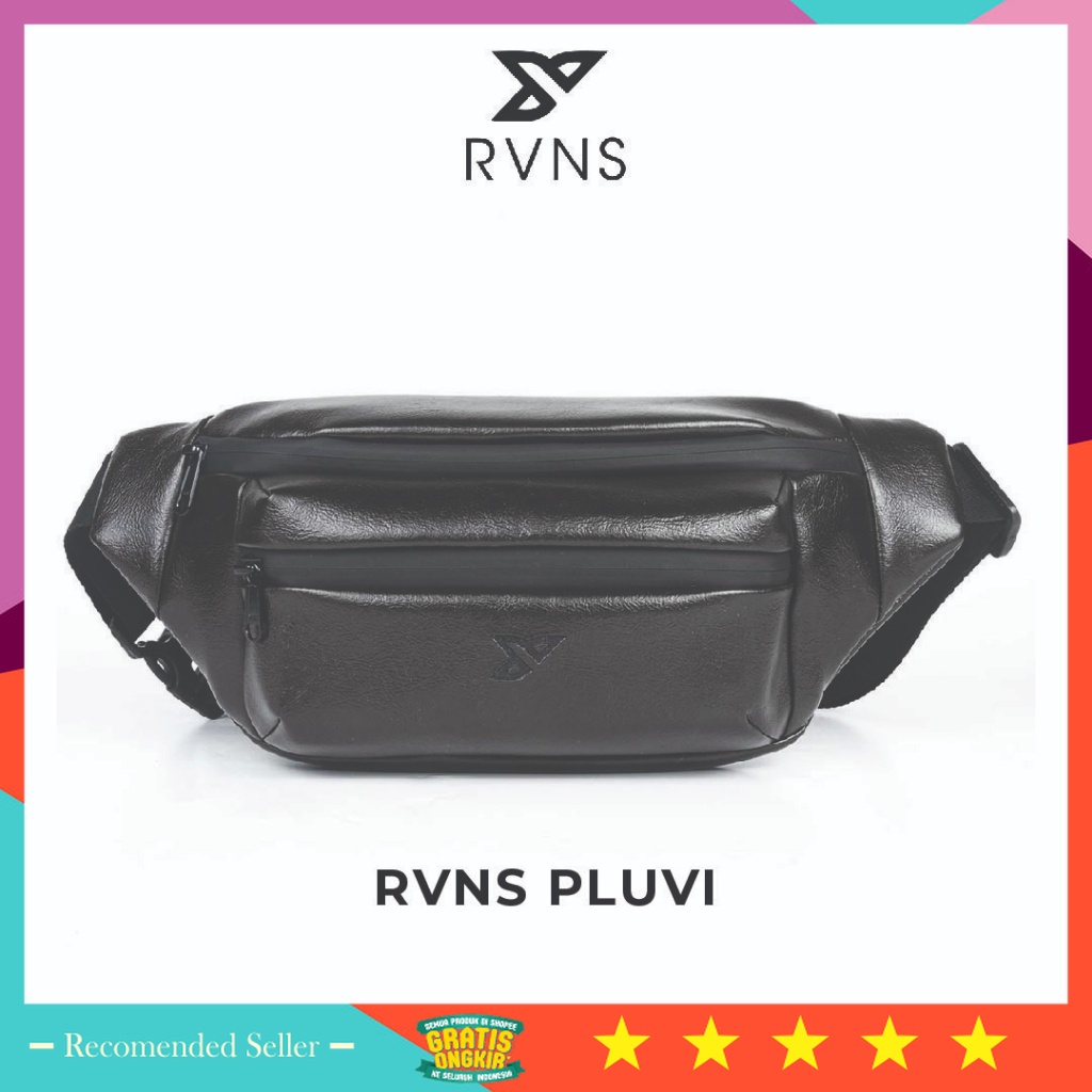 Selempang Murah Bahan Kuat Awet Premium Branded - Ravens Bag Official - RVNS PLUVI | Waistbag Waterp