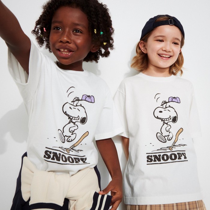 UNIQLO KIDS UT Peanuts Lengan Pendek 464246 Anak