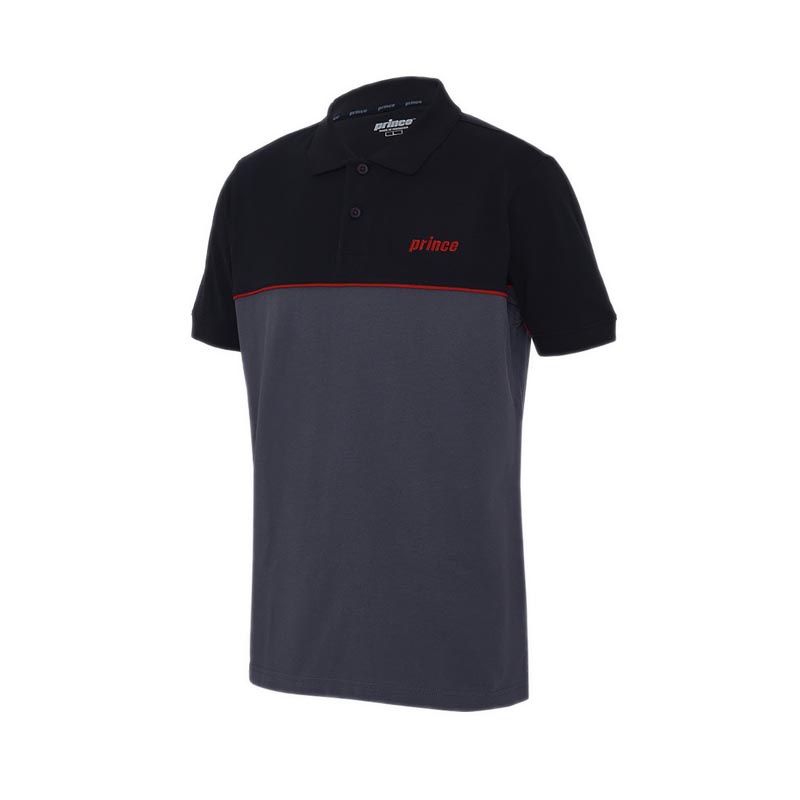 Prince Aiden Mens Polo Tee - Grey