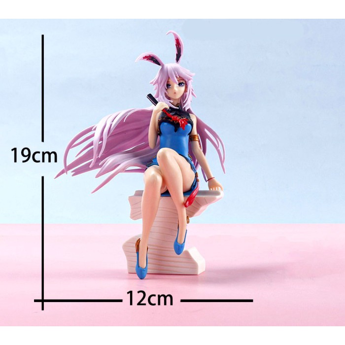 Houkai Impact Yae Sakura Cheongsam Action Figure - Biru