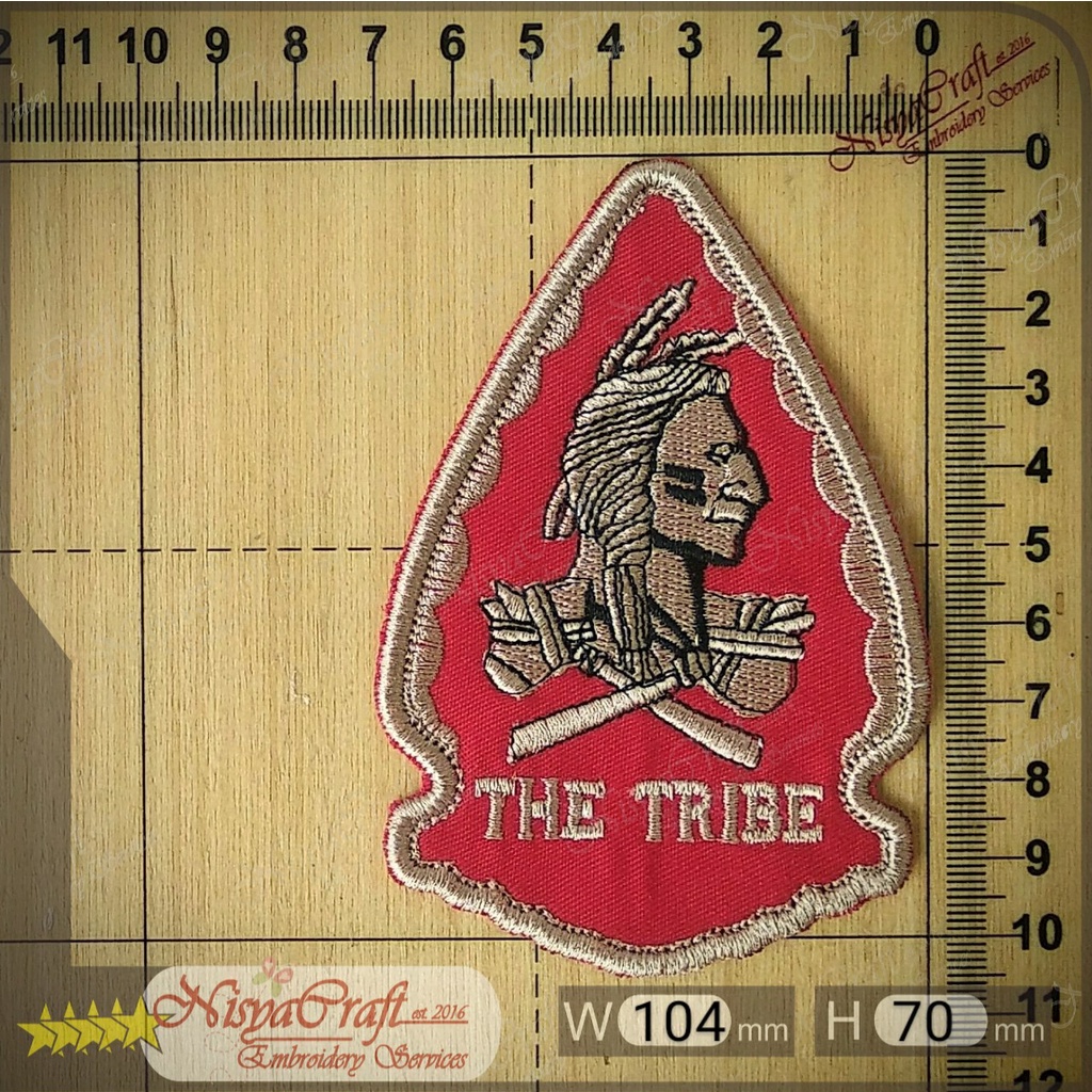 Bordir Bordir NCEP0102-00522 US NAVY THE TRIBE | NAVY SEALS TEAM 6 SQUADRON | Badge  Patch Bordirbis