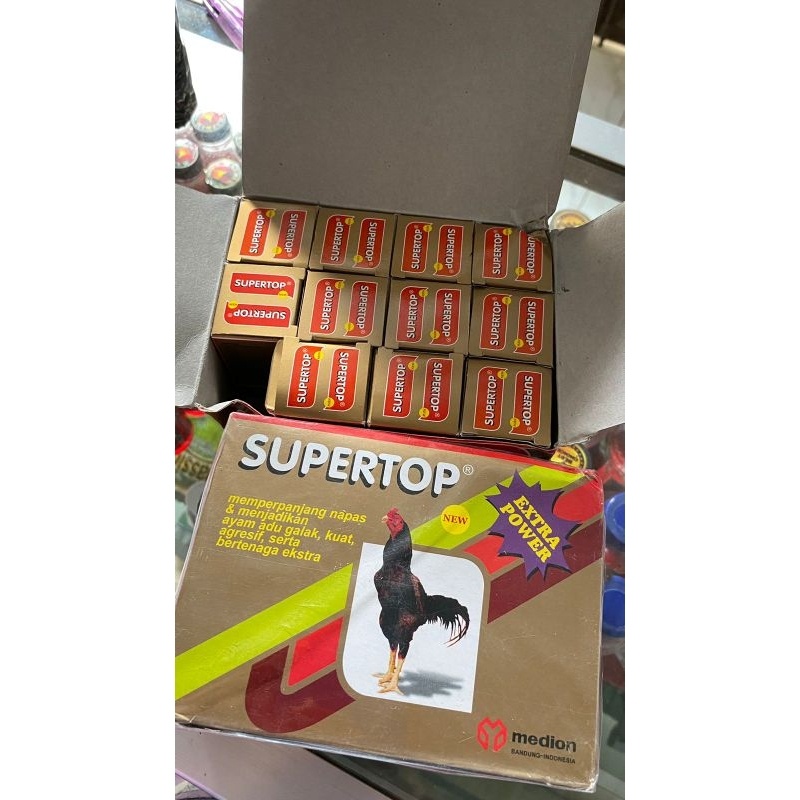 supertop super top ecer suplemen doping ayam aduan jago bangkok