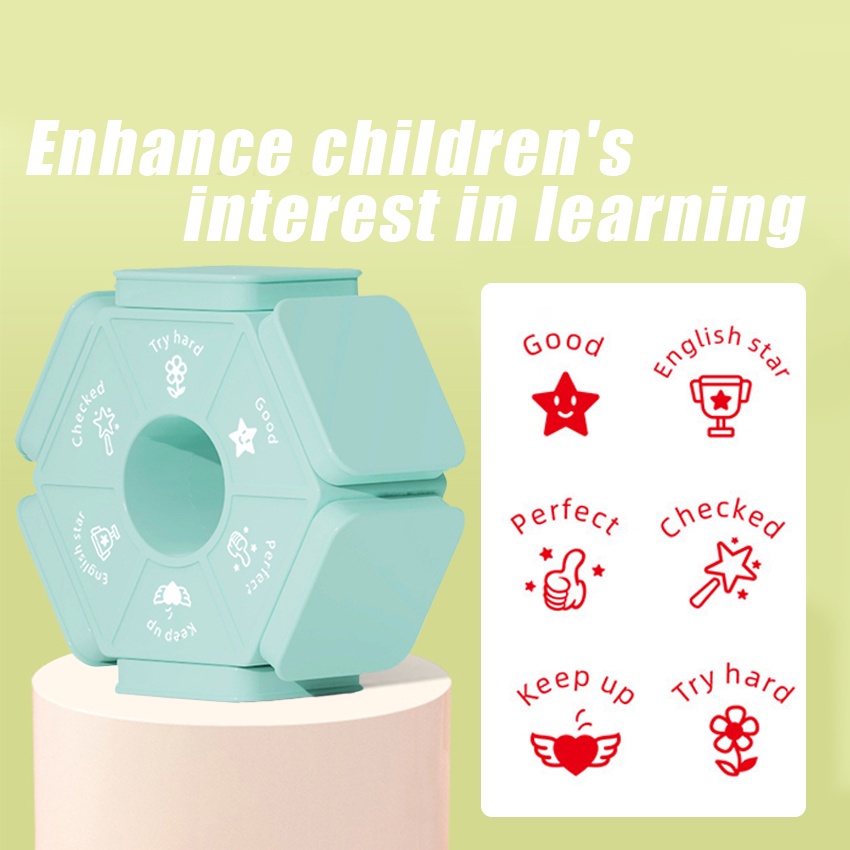 6In1 Stempel Reward Anak Penilaian Guru Tk / Sd / Anak Import