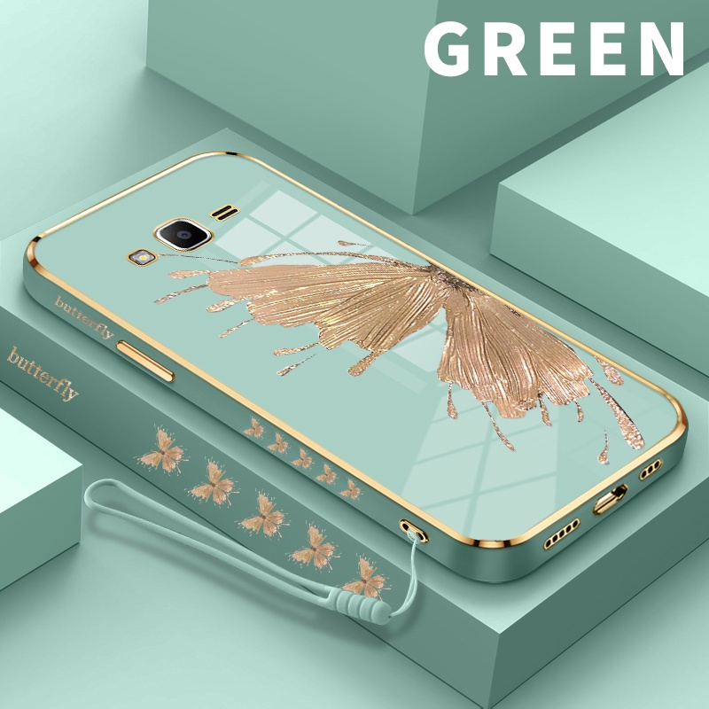 Golden Chromic Plating Casing For Samsung Galaxy J2 Prime Ace Grand Plus J7 Pro ON7 M51 Note 10 4G 5