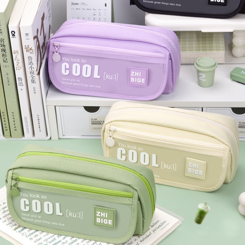 

Pulpen/Jepang/Tas pena kapasitas besar/Tas pena bernilai tinggi/Multi -layer - YuanYuan Mall