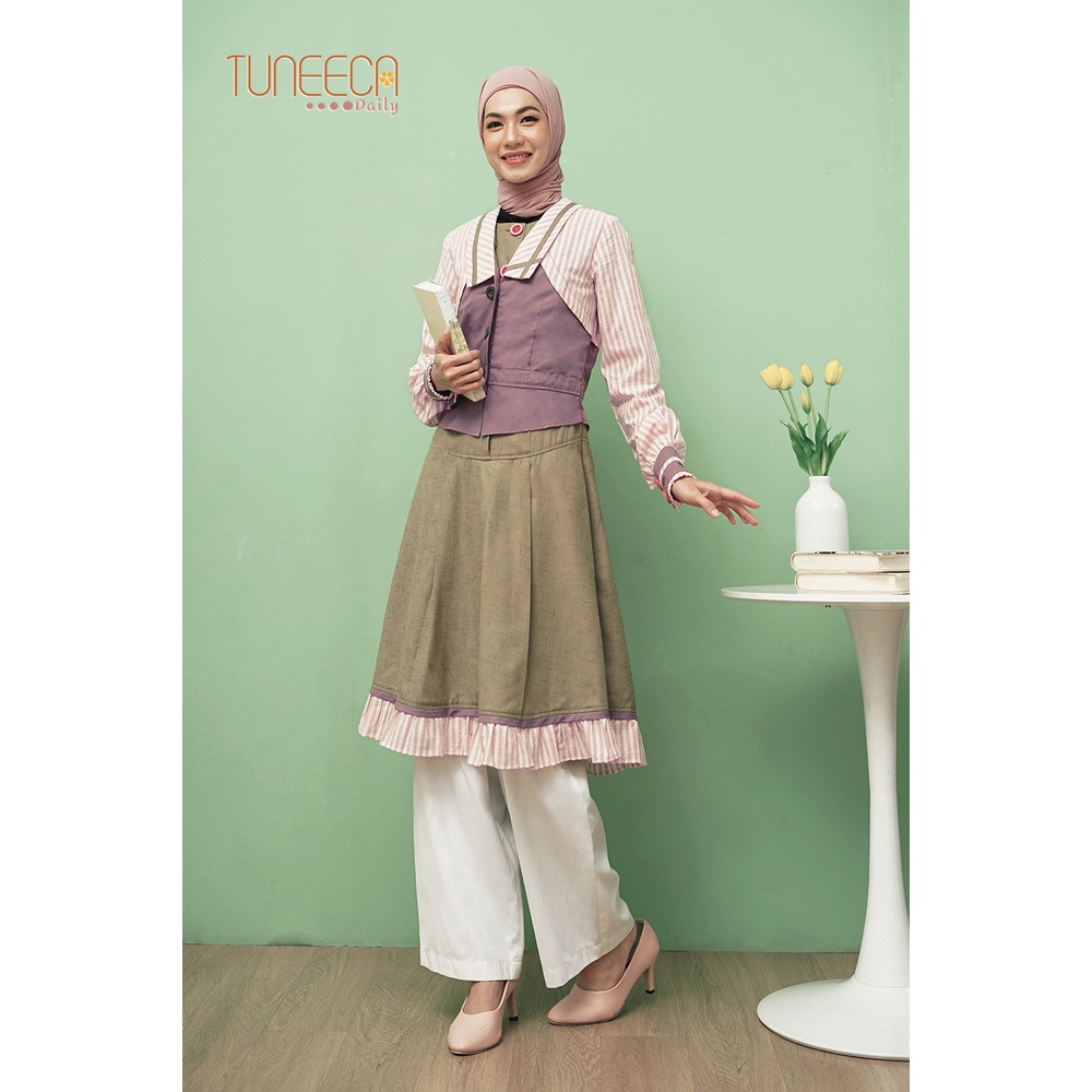 TUNEECA DAILY SHORT DRESS Naomi / Gamis Mewah Kekinian