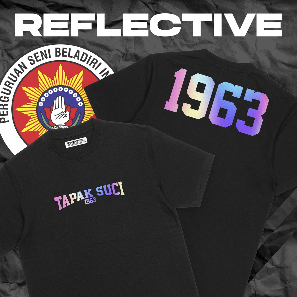 Kaos Tapak Suci "Tapak Suci 1963 Reflektif" - Putera Muhammadiyah IPSI Fighter