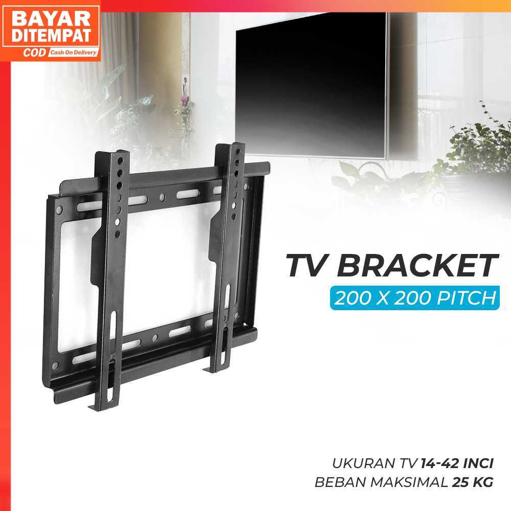 ( 100% ORI ) CNSD Bracket TV Wall Mount VESA 200 x 200 for 14-42 Inch TV - B25