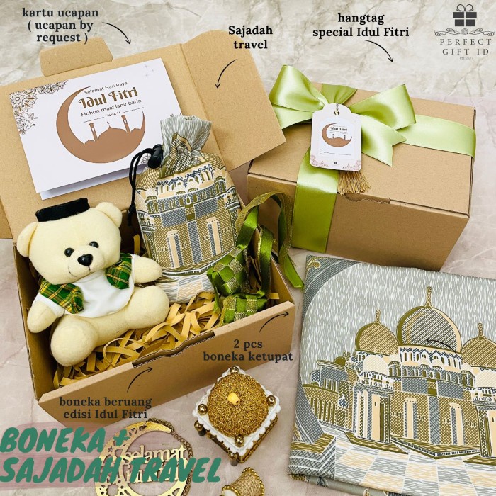 

PROMO- Hampers Lebaran Idul Fitri Paket Ramadhan Kado Lebaran - Boneka+Sajadah