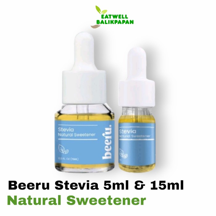 

[Big Sale] BEERU STEVIA NATURAL SWEETENER 5ML & 15ML - 5ml