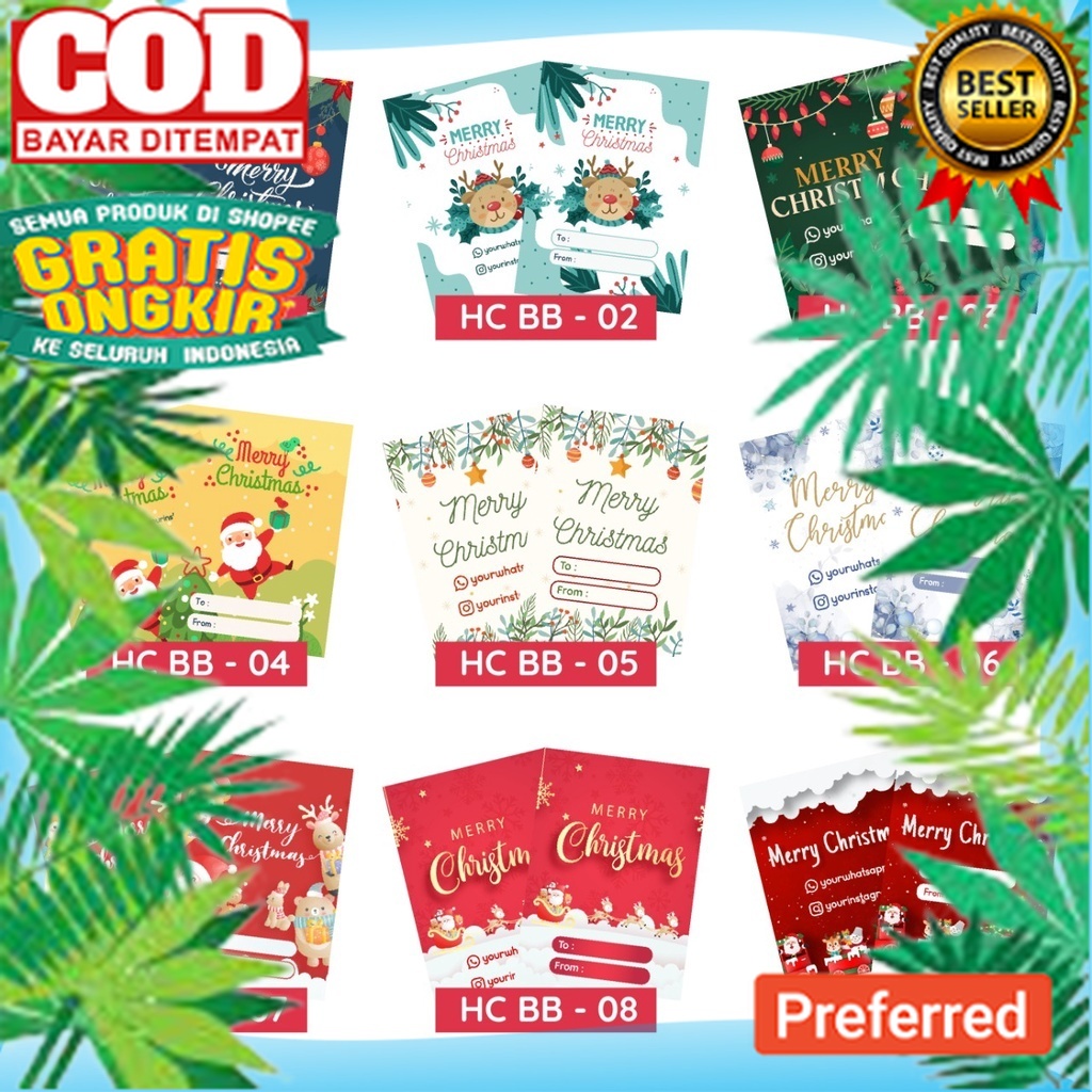 

Hang Tag Natal Pola Custom 1 Sisi Hampers Natal Christmas Gift Souvenir Free Design Cetak Free Desain// KOSTUM NATAL / POHON NATAL / AKSESORIS NATAL / HARI NATAL