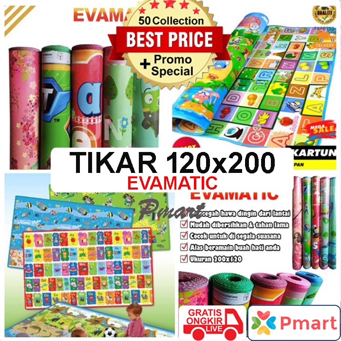 EVAMATIC TIKAR / KARPET EVAMATIC TIKAR EVAMATIC 120x200 / TIKAR KARPET EVA ORIGINAL 100% ASLI