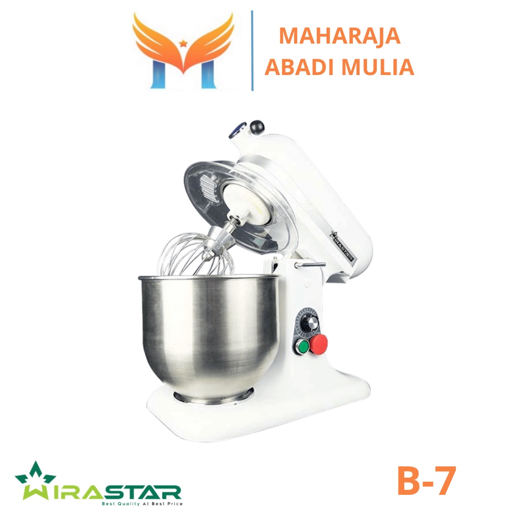 Planetary Mixer Roti 7 Liter Wirastar B-7 Mixer Roti 7 Liter Garansi Resmi
