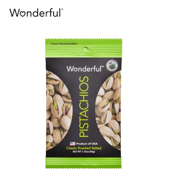 

Wonderful Classic Roasted Salted Pistachios 50gr