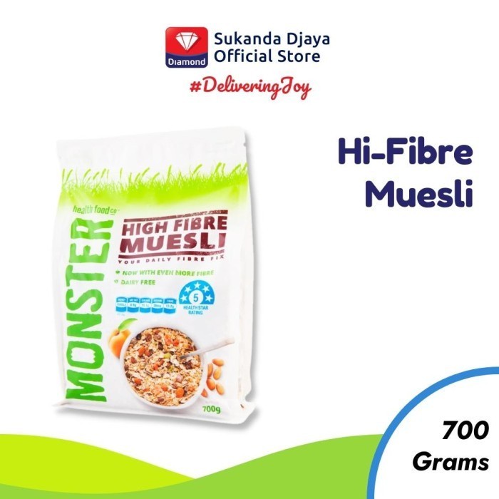 

Monster Muesli Hi Fibre Muesli 700gr