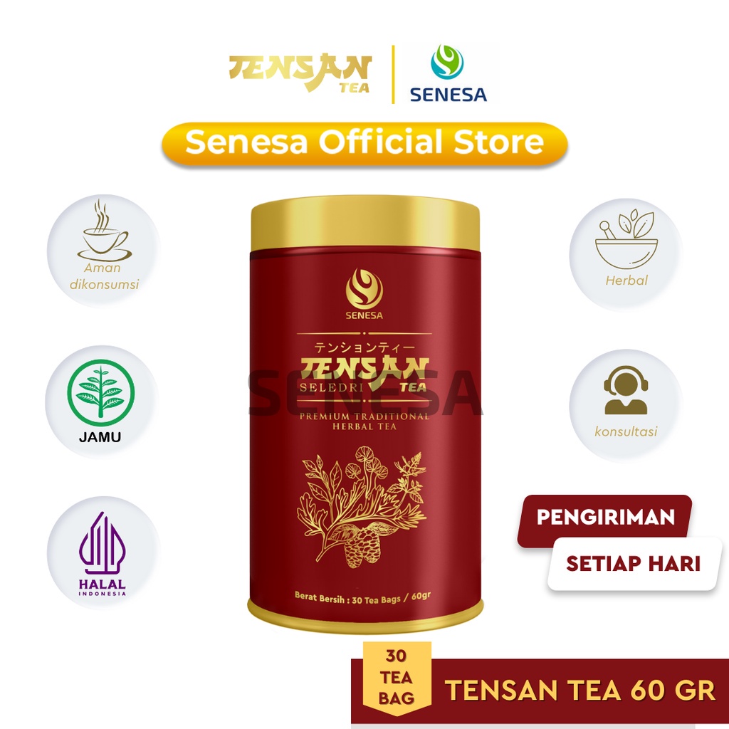 Senesa - Teh Tensan untuk Permasalahan Hipertensi Darah Tinggi