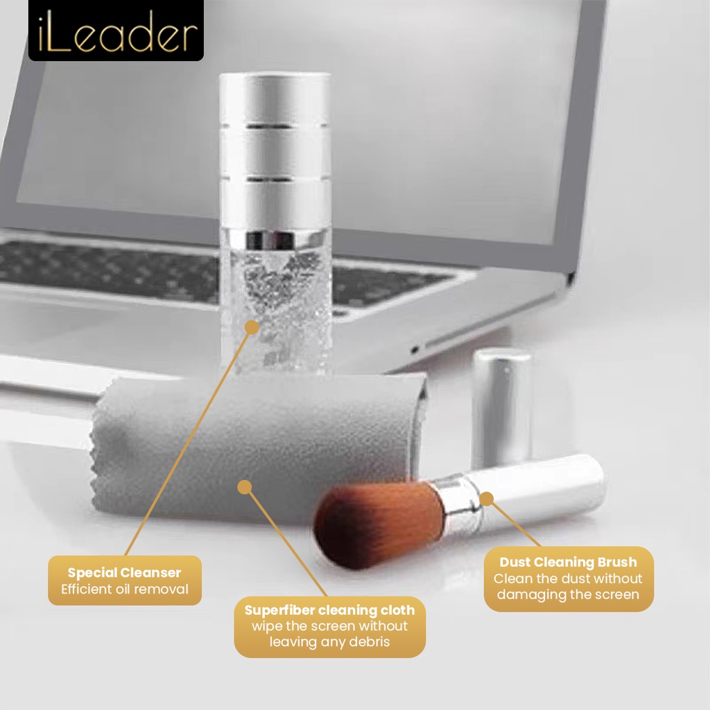 iLeader Cleanser Kit 3in1 Pembersih Screen Layar Kamera Lensa Komputer Laptop Handphone Tab-2