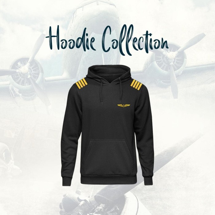 KIDS Captain Ware Hoodie Black - S