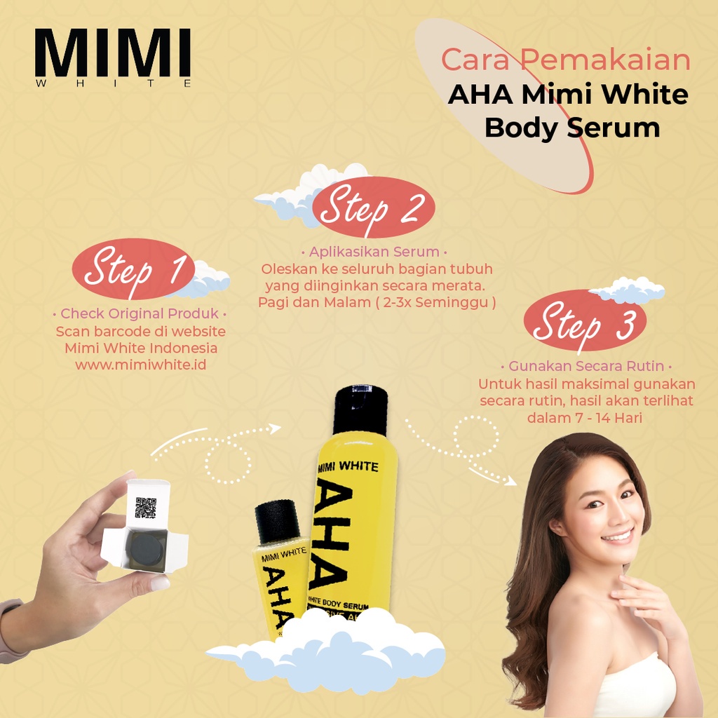 AHA MIMI WHITE Body Serum 100 ML