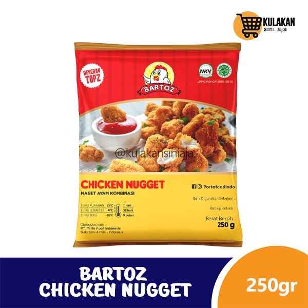 

Bartoz Chicken Nugget 250gr