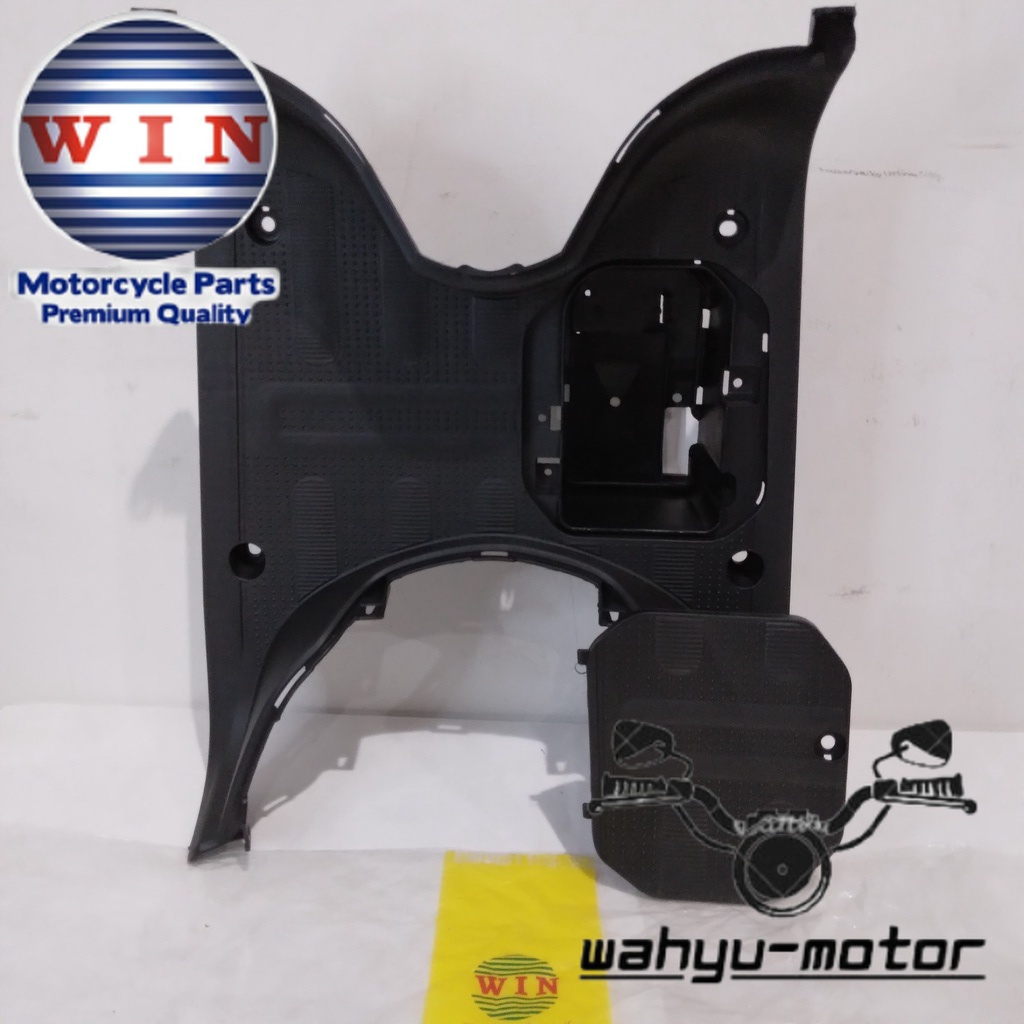 Wm - Pijakan Kaki + Tutup Aki Scoopy 110 FI 2017 2018 2019  | footrest atas WIN | bordes injakan mot