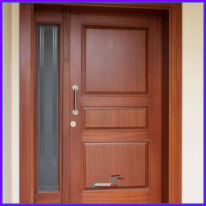Kusen Pintu Gendong Single / Kusen Pintu Kayu Kamper/Pintu+Kusen Set