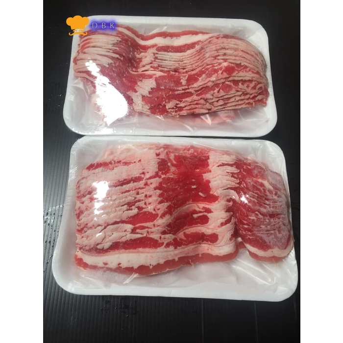 COD Daging Sapi Slice Grade A Yoshinoya USA Beef Slice / Shortplate 500gr