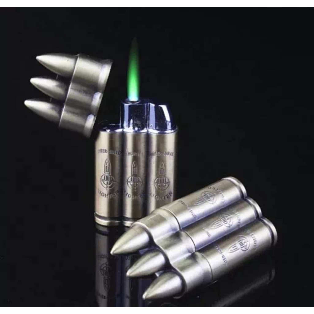 KOREK API VINTAGE korek api bara  gas model peluru jet power  korek api las bisa isi ulang korek uni