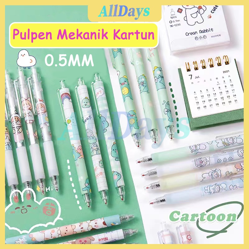 

Pulpen Mekanik Kartun Pena Karbon Mahasiswa Kreatif Pen Gel Mekanik Motif Cartoon Pena Gel Pola Indah