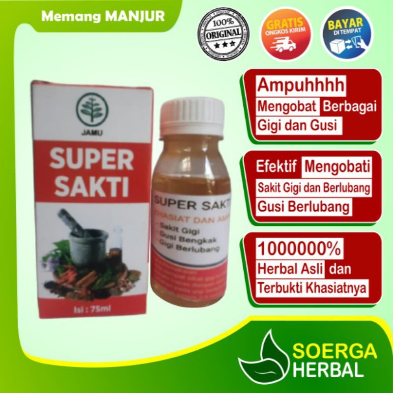 COD Super sakti Obat sakit gigi