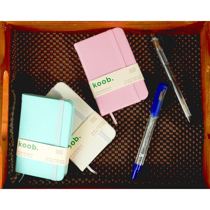 

Koob. Pocket Notebook A7 Hardcover Buku Tulis Saku Agenda Jurnal Diary - Putih