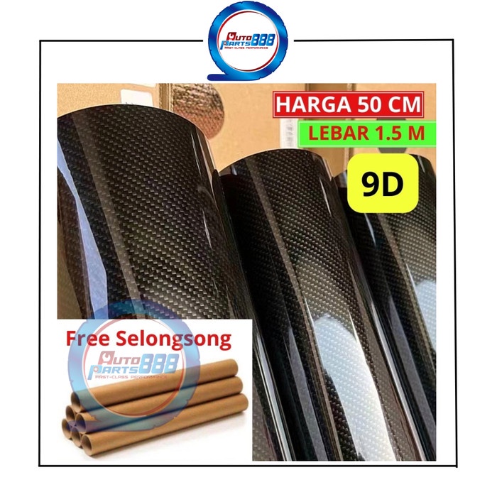 

Stiker Skotlet Decal Carbon PET 5D 7D 9D Motor Mobil 50 CM