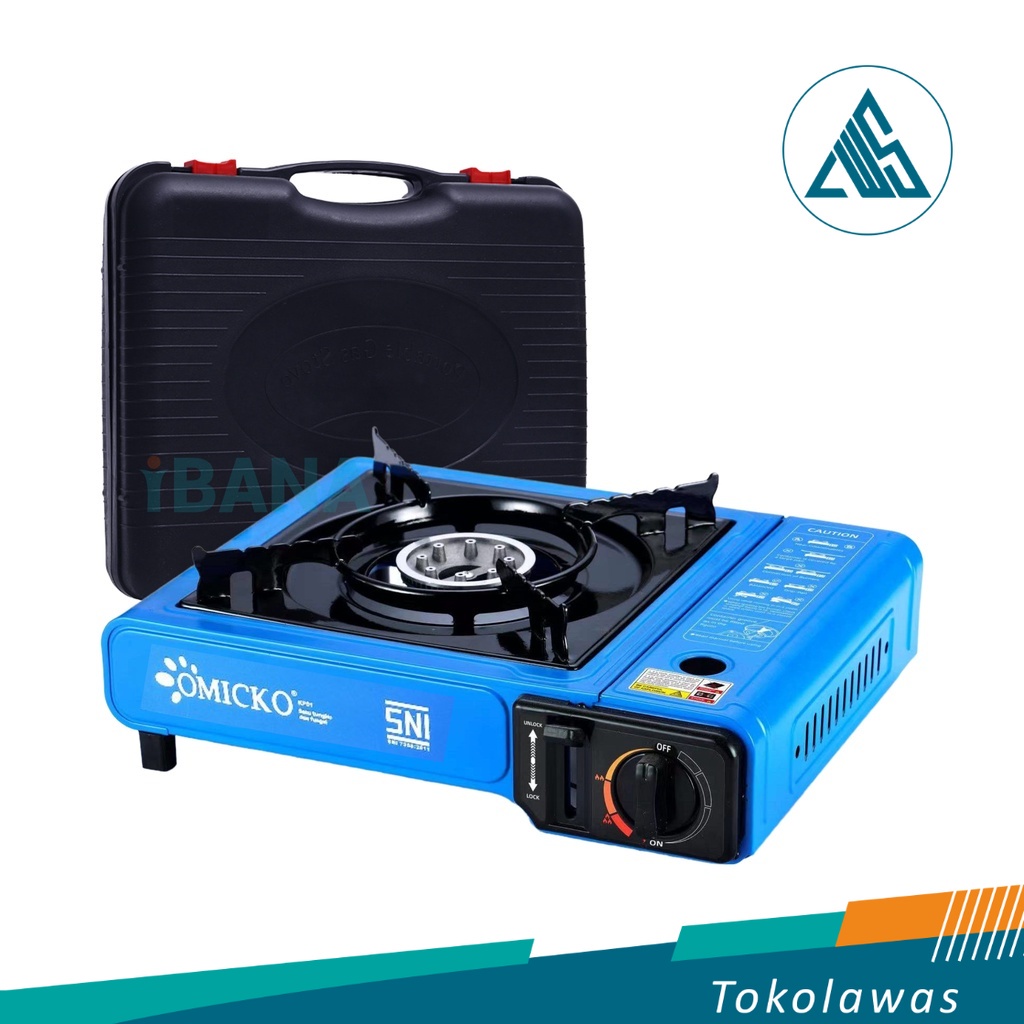 TOKO LAWAS, IBANA KOMPOR GAS PORTABLE 2IN1 SNI QUALITY KOMPOR PORTABLE MINI 1 TUNGKU SET BOX KOMPOR 