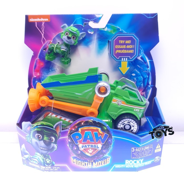Toys Paw Patrol The Mighty Movie Rocky Mighty Movie Recycle Truck