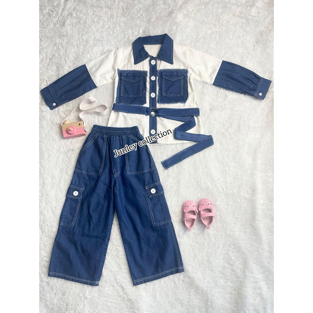 set Hanni Jeans anak 2-12 tahun