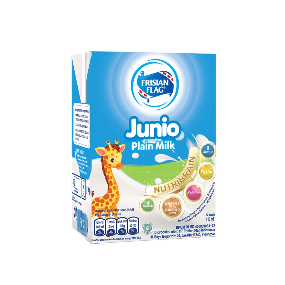 Frisian Flag Junio Susu UHT Plain 2 x 110 ml