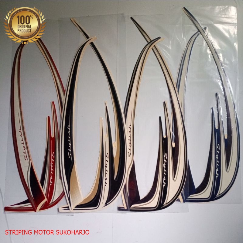 (ORI) Striping Sticker Honda Scoopy Stylish 2014 kualitas original