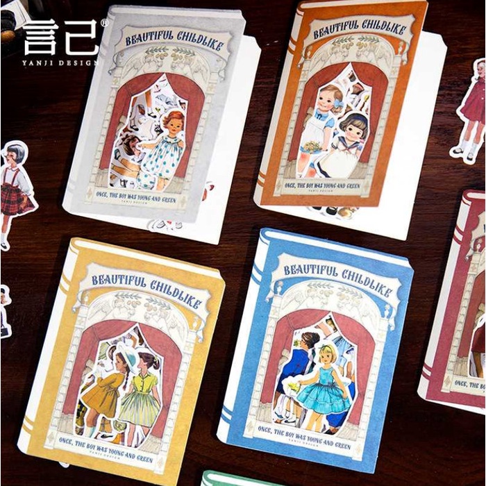 

Sticker Girl Childhood Fashion Isi 40 Lembar Stiker Dekorasi Journal