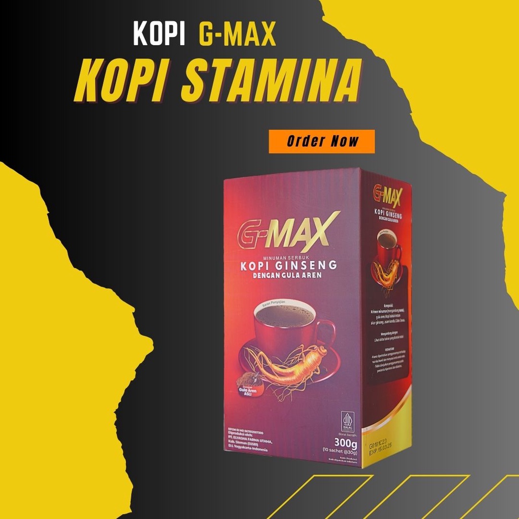 

Kopi Stamina Pria Dewasa KOPI GMAX Obat Kuat Pria Tahan Lama Sembuhkan Ejakulasi Dini Permanen