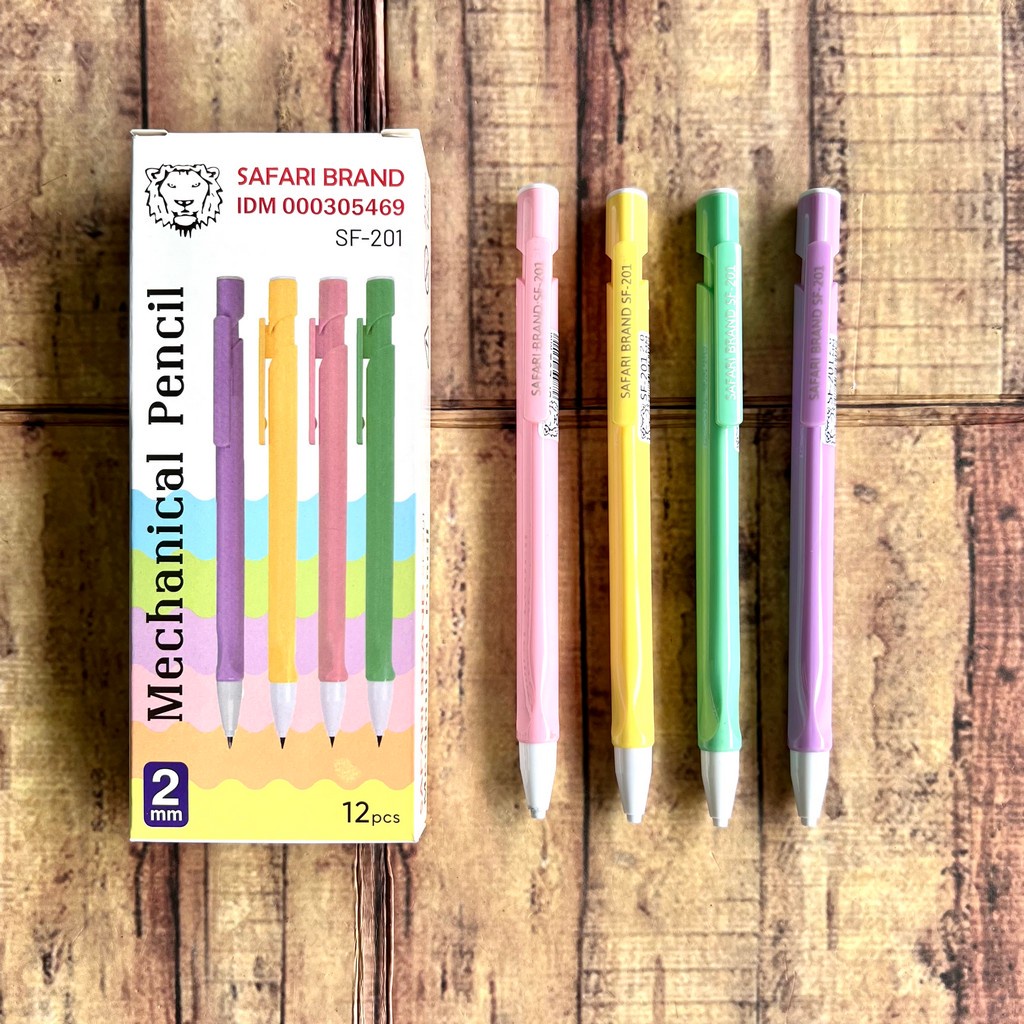 

PENSIL MEKANIK/ PENSIL CETEKAN/ MECHANICAL PENCIL SAFARI SF-201 2.0 mm