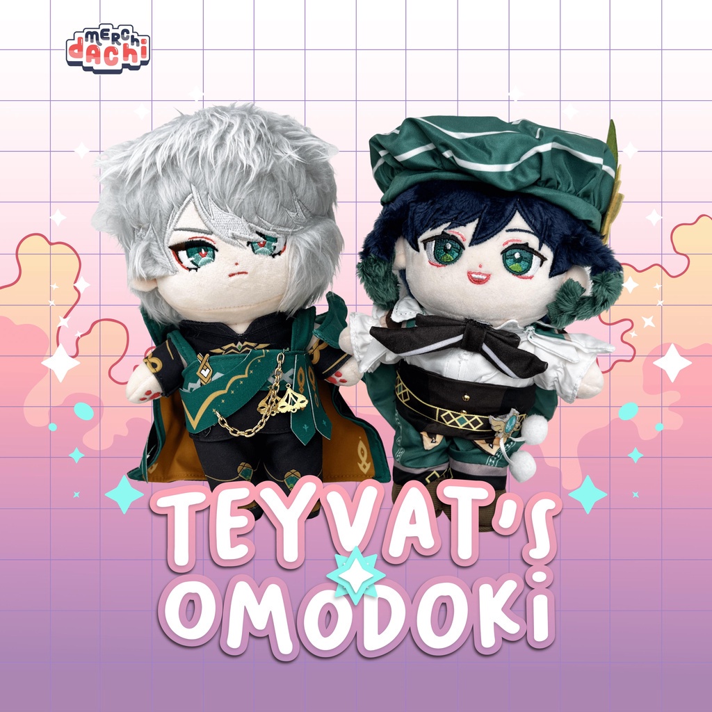 Boneka Omodoki genshin Impact Alhaitam, Venti, Xiao, Zhongli, Childe, Scara Dolls