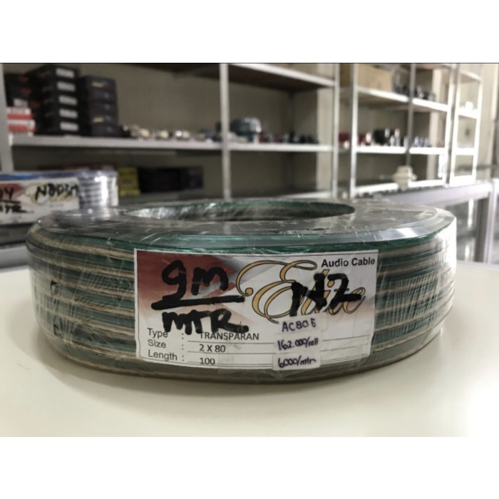 Kabel Audio 2x80 Meteran