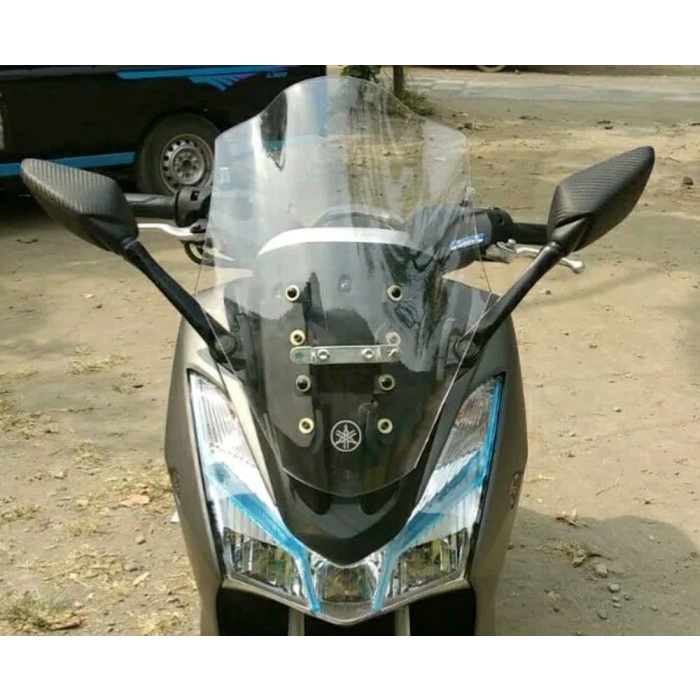Bracket Spion R25 yamaha Lexi plus spion r25-breket serpo yamaha lexi
